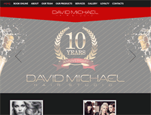 Tablet Screenshot of davidmichaelstudio.com